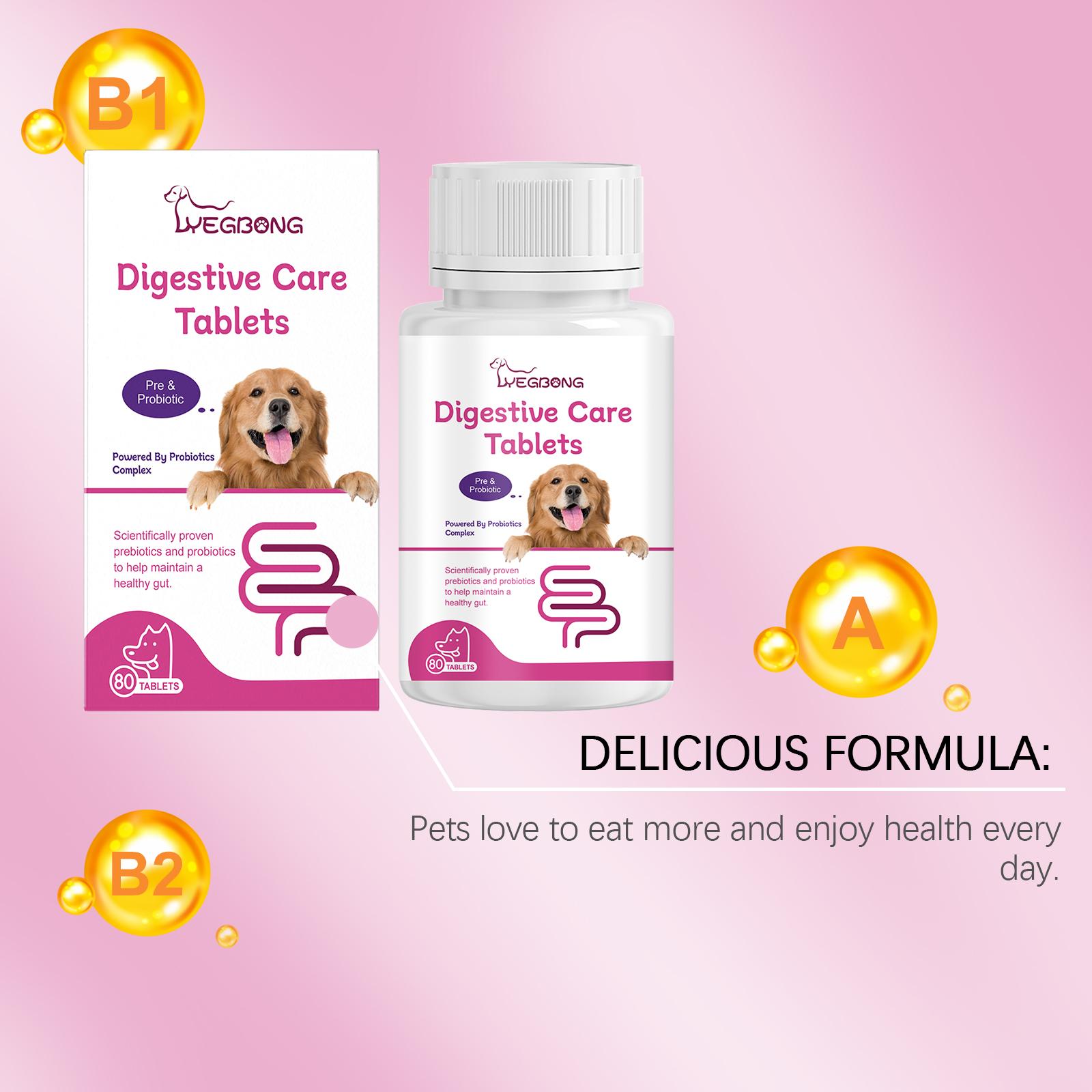 Dog Probiotic Tablets - Improve Gut Health, Balance Digestion and Absorption, and Provide Nutritional Supplements for Petslitter pellets, spray, litter tray, litter box, removal