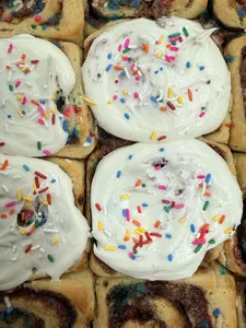 Funfetti Cinnamon Roll - Gluten Free