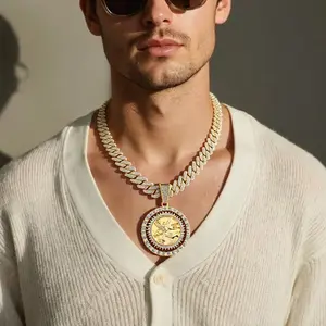 Steampunk Rotating Glass Dome Pendant Necklace - 360 °   Spinning Retro with Mysterious Symbol Patterns, 360-Degree Rotator for Daily Wear & Steampunk