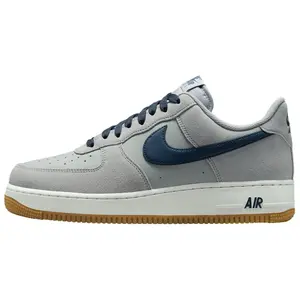 Nike Air Force 1 Low Cushioned Durable Slip-Resistant Supportive Breathable Low-Top Sneakers for Men in Gray-Blue Trending Shoes, House White Official Shoes to Get / Maison Mihara