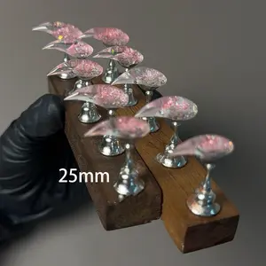 Zanxu|10pcs DRAGON & CAT PEACH CLAWS! Pink Peach Fantasy Design | Handmade Luxe nail alt style RT Studio Press On s Variety Pack holiday gift xmas woman Long Butterfly Rhinestone s French Floral Butterfly s Mirror Metal Stilet Acrylic Purple Black Spiral