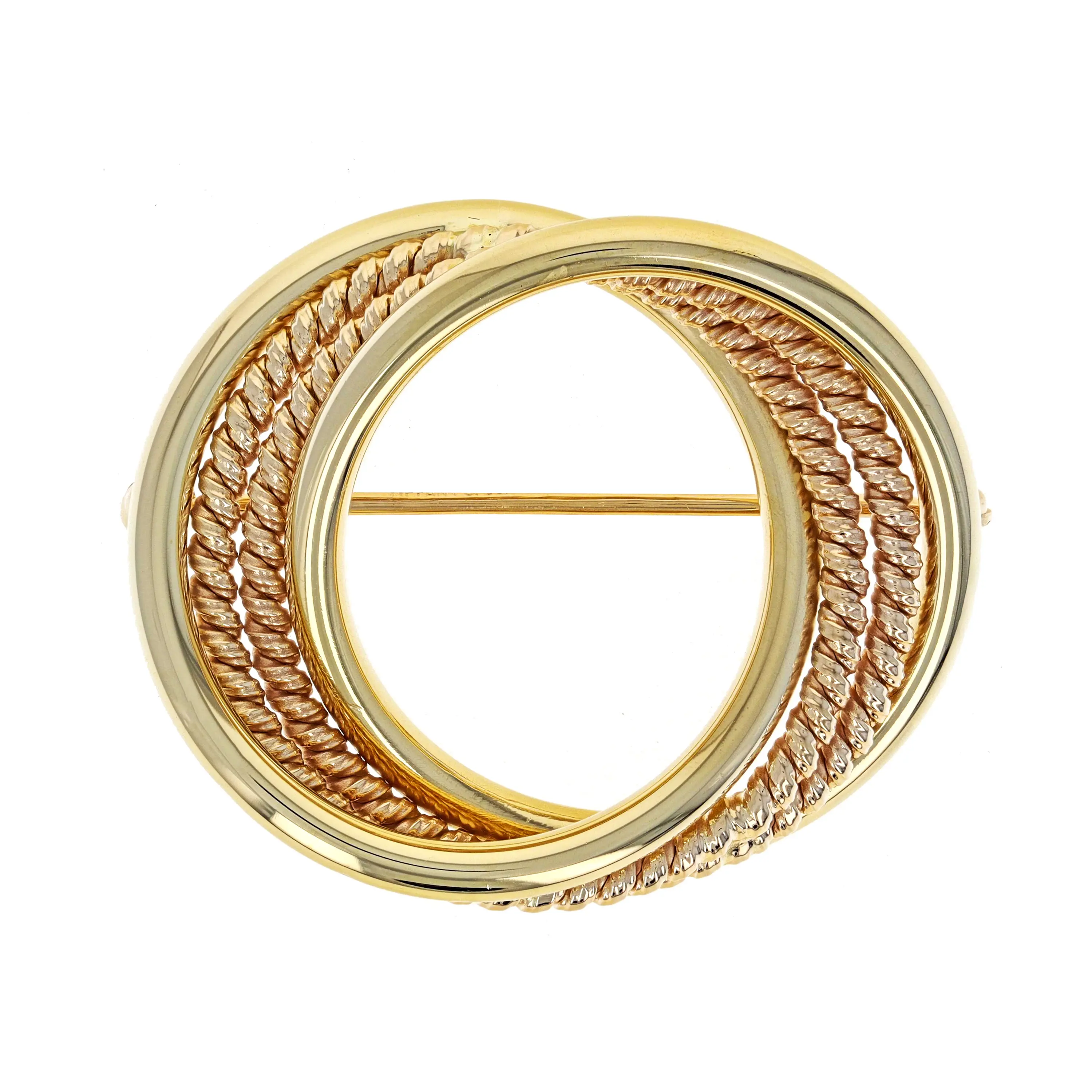 Pre-owned Tiffany & Co. Interlocking Circle Brooch