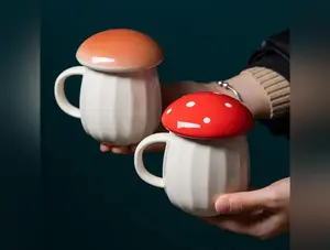 Cute Cozy Fairy Tale Mushroom Cup