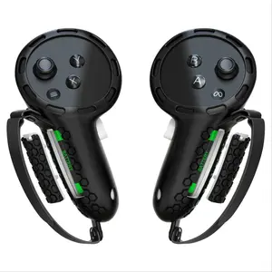 VR Controller Grip Cover, 1 Box Silicone VR Controller Grip Cover, Adjustable Cover for Meta Quest 3 Accessories