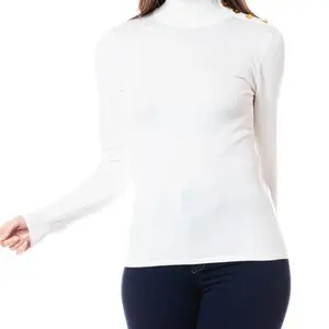 Karina-Embellished Turtleneck Sweater - Style Chic