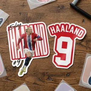 Proud Erilng Haalaand Norway Haaland 9 Soccer sticker