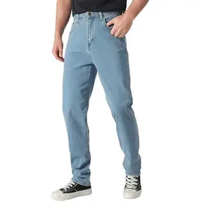 The Cowboys Home Men's Classic Straight Stretch Jean Relaxed Fit Comfort Flex Waist Jeans Breathable Denim Pants