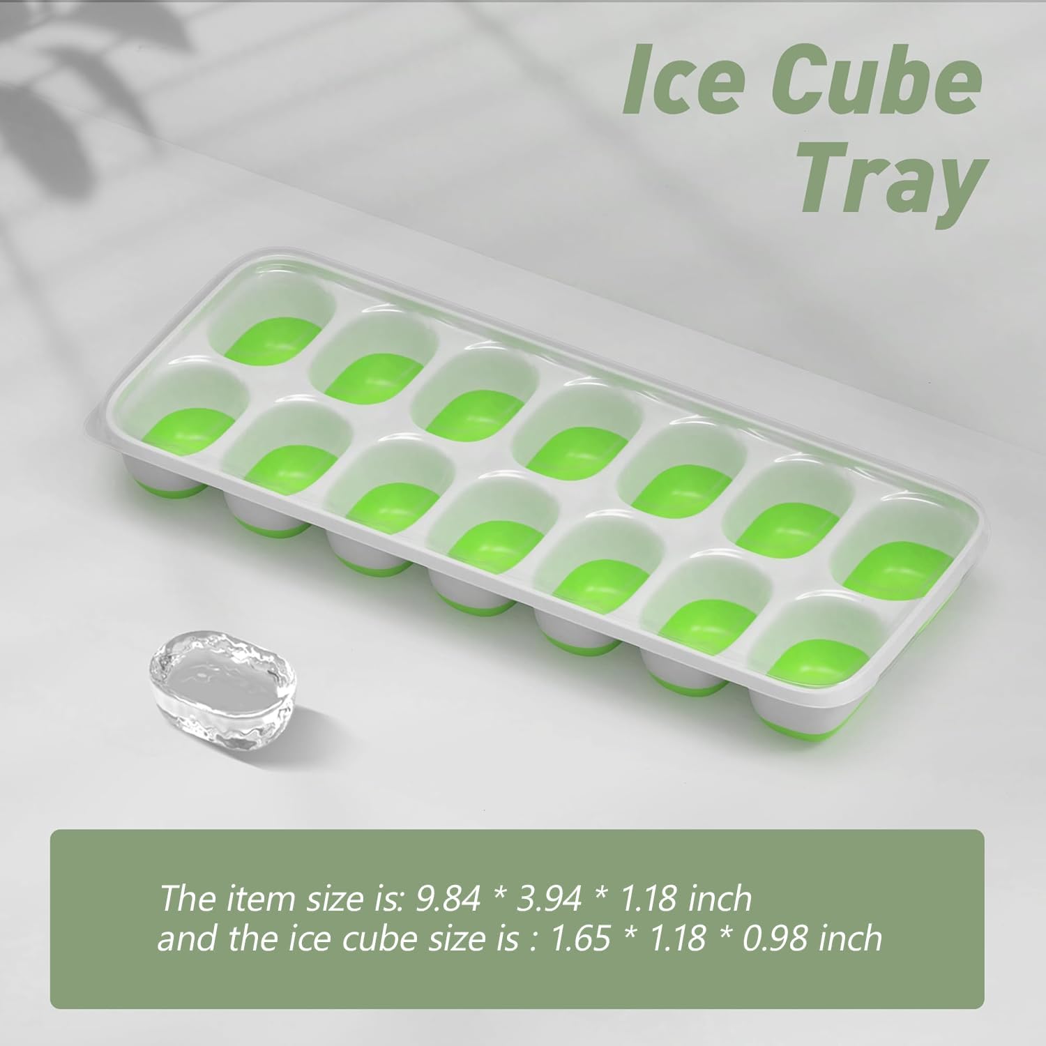Ice Cube Tray with Lid, 2 Packs 28 Cubes Durable Stackable Ice Cube Trays for Freezer with Removable Lids, Easy-Release Plastic & Silicone Ice Tray for Cocktail, Coffee Ice Cube Tray with Lid, 2 Packs 28 Cubes Durable Stackable Ice Cube Trays for Freezer with Removable Lids, Easy-Release Plastic & Silicone Ice Tray for Cocktail, Coffee