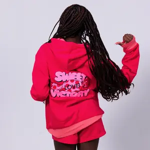 LOVB Sweet Victory Watermelon Hybrid Hoodie