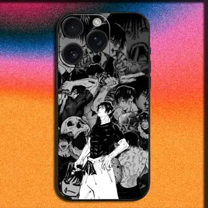 Anime Toji F-Fushiguro Phone Case For iPhone 17 16 15 14 13 12 11 Air Pro Max Plus Soft Black Cover Colorful Cellphone Casing