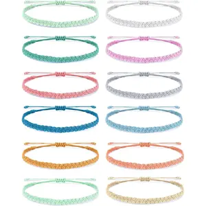 Summer Stuff String Anklet Bracelet for Women Beachy Bracelets Essentials  Surfer Bracelets Cute Summer Accessories Resort Wear for Women 2026