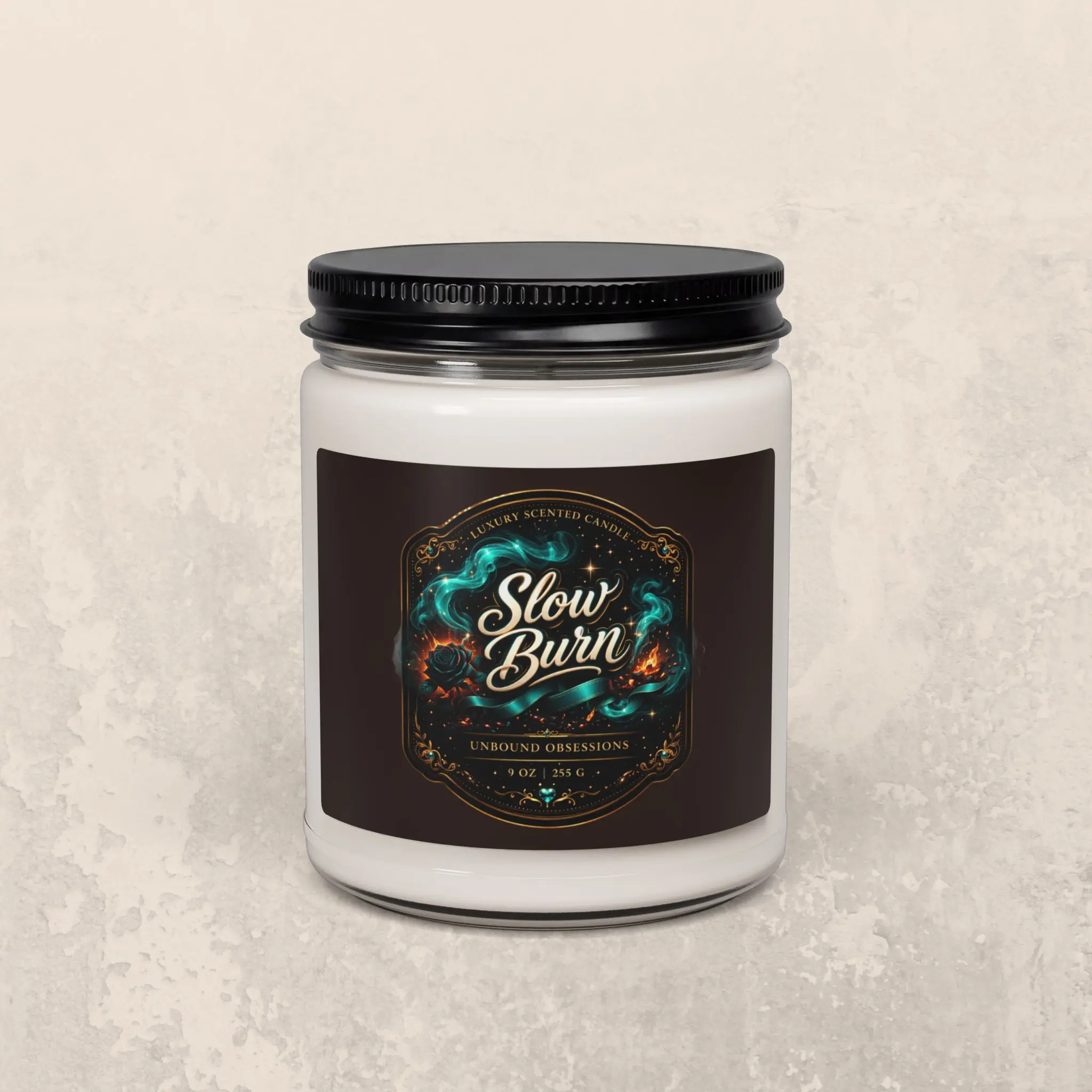 Slow Burn label candle | Soy Candle 9oz