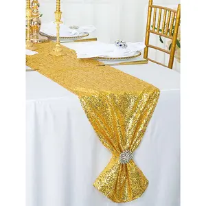 1pc 180*30cm Sequin Table Runner, Back To School Valentine Day