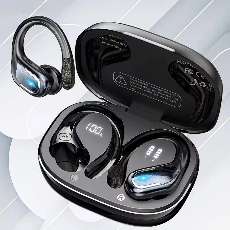 Wireless Bluetooth Headphones With Rich Bass, Clear Calls, 40H Playtime, Comfort Fit, for Travel, Home Office Headset Earbud Electronic