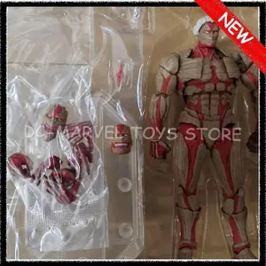In Stock Ko Attack On Titan Reiner Braun Amazing Yamaguchi Revoltech Armored Titan Reiner Braun Action Figures Model Toys