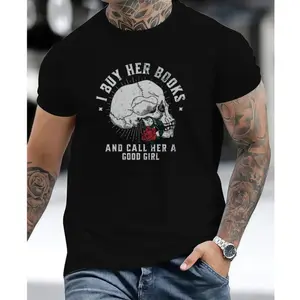 Men's Dark Romance T-shirt, Sweatshirt, Hoodie, I Buy Her Books And Call Her A Good Girl Book Lover Gift For Husband Villain Lover Shirt Smut Reader Bookish Tee