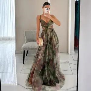 JWDH Women halter summer dresses 2025 sleepveless cropped backless slit boho party cocktail casual maxi beach sun dress
