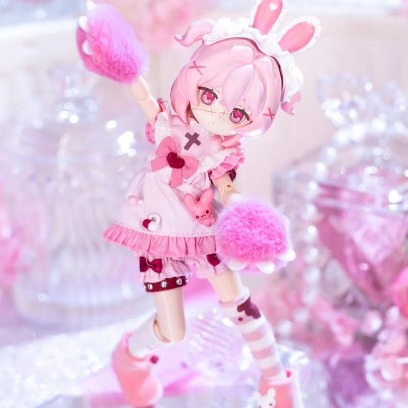 Electronic Cute Pet Series BJD Blind Box, Collectible Electronic Pet Game World 1/12 Ball Jointed Doll, Cute Dress Up Doll with Joints Collection Action Figure Toys Playset Birthday Christmas Gifts for Girls Boys