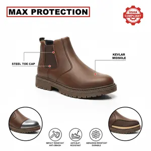 Unisex Chef Work Shoe Waterproof Anti-slip Durable Outdoor Comfortable Safety Shoes Splash-proof Smash-proof Puncture-proof Breathable Solid Working Sneakers