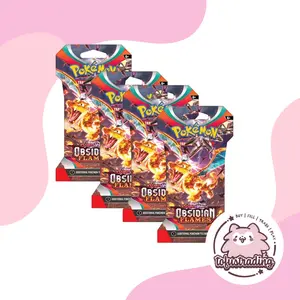 Obsidian Flames Sleeved Booster Pack - SV03: Obsidian Flames (OBF)