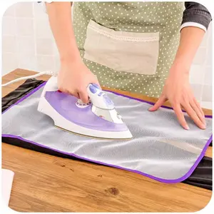 3 Piece Heat Resistant Grid Ironing Pad Set, Non-Slip Mat, Even Heat Distribution, Protects Clothes From Burning, Suitable for Standard Irons, Home Christmas gifts, Laundry Products, Ironing Board