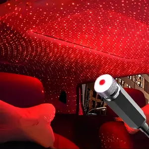 Starry Night Projection Night Light, USB Car Ceiling Lamp, Portable Adjustable Romantic Car Lighting, Ideal for Vehicles, Ceilings, Bedrooms