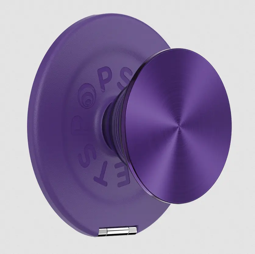popsockets Aluminum Purple  MagSafe Kick-Out Grip & Stand
