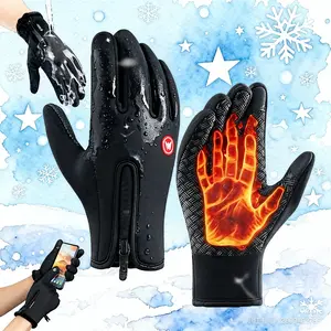 Unisex Winter Touchscreen Gloves Windproof Waterproof for Cold Weather Cycling Driving with Enhanced Grip