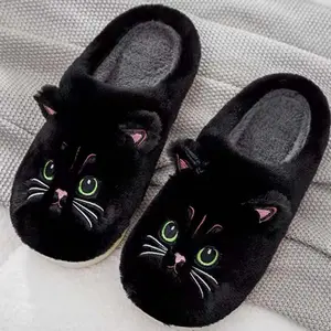 Cute Animal Slippers For Womens Mens Indoor Soft Cozy Cotton Warm Winter Home Slippers Funny Preppy Bedroom Shoe For Women Men