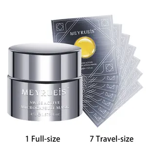 Swiss Active Microcapsule Face Mask Deep Hydration & Brightening Skincare Travel & Full Size 45g