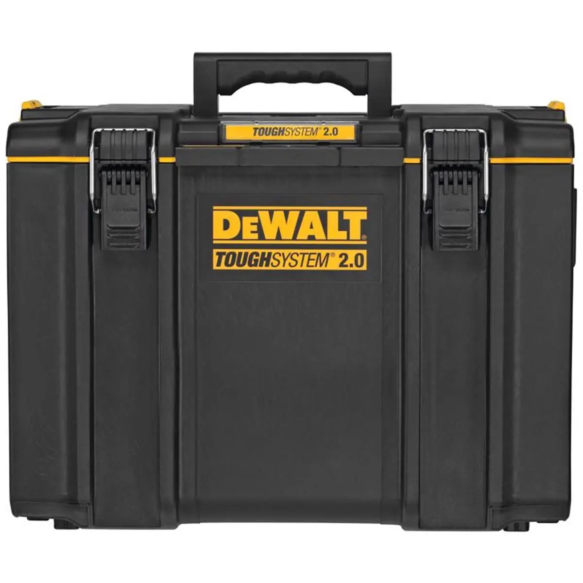 Dewalt 2018833 Extra Large Tool Box with Tray, 16.25x14.75x21.75 in, Black & Yellow - Heavy-Duty Storage for Tools & Hardware Organization, Tool Boxes