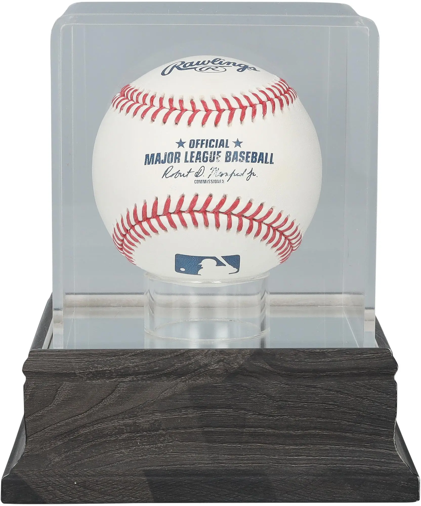 Charcoal Baseball Display Case - UV Protected