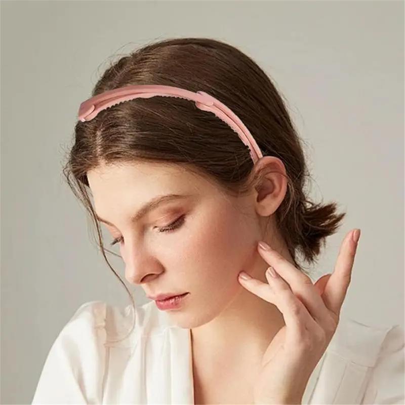 Foldable Headband Retractable Hair Band, Spring Wavy Foldable Hairband with Teeth No Slip, Compact Portable Adjustable Hair Hoop for Women Girl Washing Makeup Travel Outdoor, Ideal Gifts for Her Foldable Headband Retractable Hair Band, Spring Wavy Foldable Hairband with Teeth No Slip, Compact Portable Adjustable Hair Hoop for Women Girl Washing Makeup Travel Outdoor, Ideal Gifts for Her