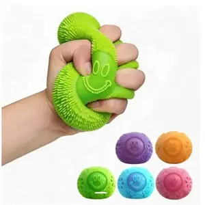 Limited time! Fuzz Squeeze Ball Sensory Toy with a Velvet Texture Fidget Toys - You Can See and Feel,Anxiety Relief Fuzz Stress Balls Party Favors Birthday Gifts - Ages 3 and Up