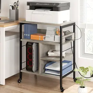 New Large Printer Stand Large 4 Tier Rolling Printer Stand 3D printing equipment
