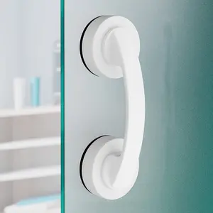 No-Drill Long Door Handle, Household Thickened Strong Suction Cup, Bathroom Glass Door Handle, Refrigerator Drawer, Bathroom Suction Cup, Wall Handrail, Bathtub Shower Handle, Kitchen Drawer Cabinet Handle Suction Cup