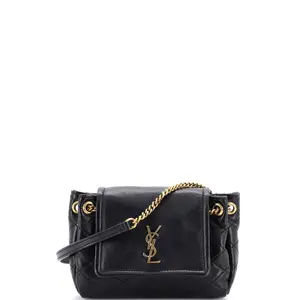 Pre-owned Yves Saint Laurent material Messenger Bags Saint Laurent Nolita Satchel Quilted Leather Mini by Rebag