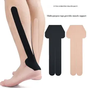 10 Pcs Precut Kinesiology Tape for Calf  Pain Relief Elastic Waterproof Athletic Knee Tape for Support Stability Sports