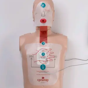 Ages 1 to 8 /CPRWrap CPR Guidance Kit with One-Way Valve for Safe and Effective Training