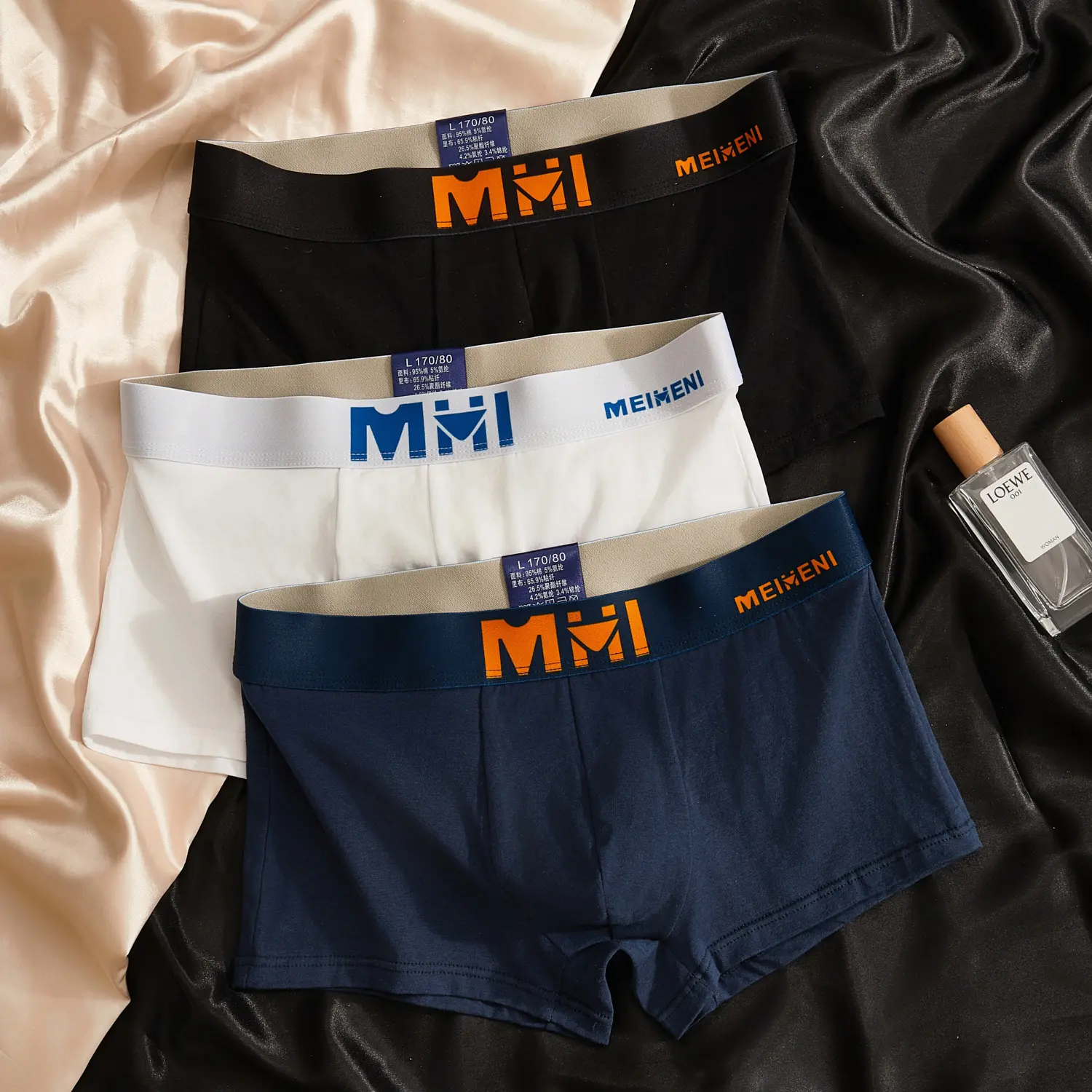 3 [Black+White+Royal Blue]