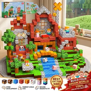 Valentine's Day Gifts Boyfriend Gifts Magnetic Blocks 150PCS Magnetic Building Blocks STEM Montessori Sensory Toys Magnet Blocks Build-Magnet-World Set Stacking Magnetic Tiles Creative Play Educational Activities Outdoorfun Square