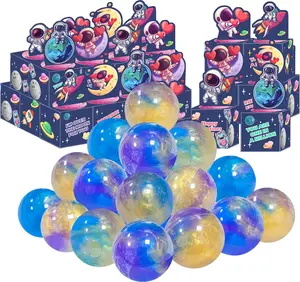 24 Pack Valentines Day Gifts for Kids,Galaxy Slime with Greeting Card Box Stress Relief Slime Toy for Kids Girls Boys Party Favor, Valentine's Day...