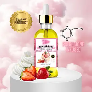 (NEW!) Strawberry Shortcake Pheromone infused Body Oil - Juicylicious Body Drops