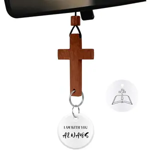 Mirror  with Daily  Verse App,Verse  Rearview  Ornament,Christian  for Drivers