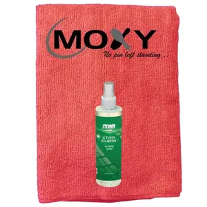 Storm Xtra Clean Bowling Ball Cleaner 8oz Spray Bottle with Moxy Micro Fiber Cleaning Towel (Red)