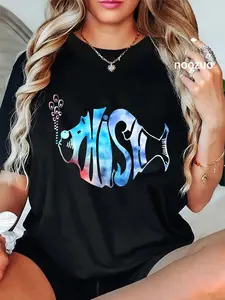 100% Cotton Fish Graphic Colorful Phish-Jam, Tie-Dye Tee For Fisherman T-Shirt