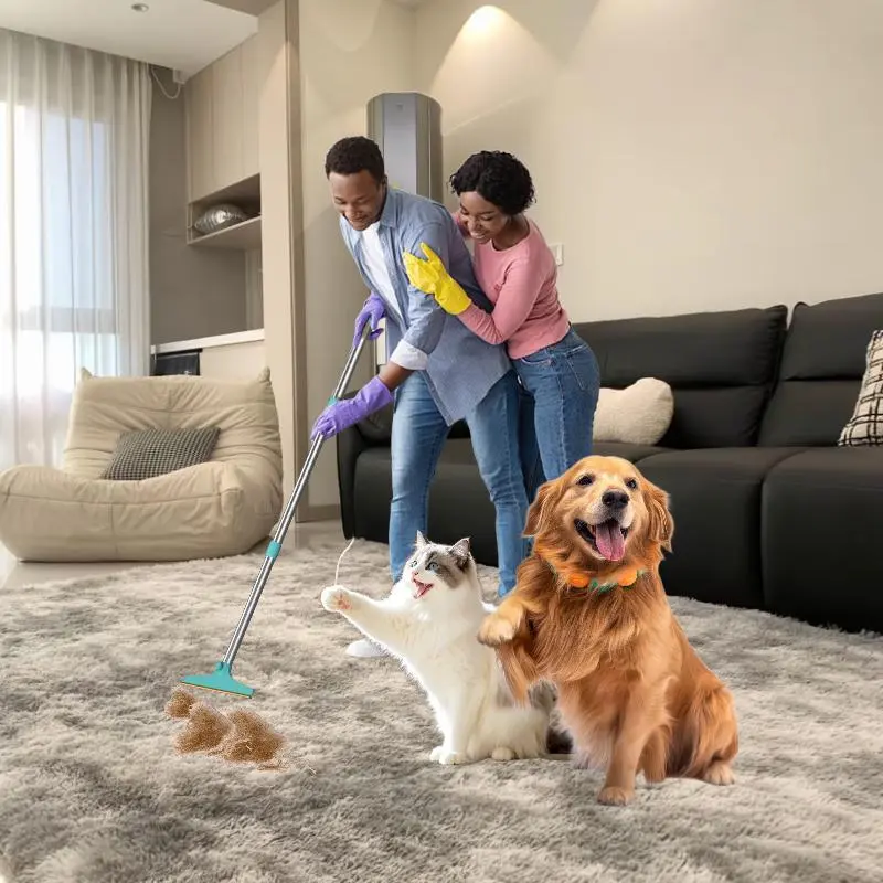Cat and Dog Pet Hair Cleaning Brush Comb, Travel and Household Products Carpet Sofa Car Upholstery Stripping Tool, Adjustable Portable Washable Reusable Pet Stripper, Pet Products Products mini cepillo