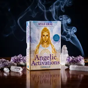 Angelic Activations Oracle: 44-card oracle deck designed to connect you with angels, archangels, and higher realms for divine guidance and spiritual awakening