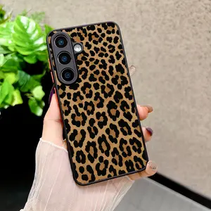 Phone case: Wild Leopard Print Pattern semi transparent drop proof and scratch  case for  for Galaxy S25 Plus S24 Ultra S23 S22 S21 FE 5G Note 20 Ultra A54 A52 A35 A25 A16 A15 A14 A12 An excellent gift choice
