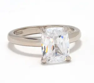 Diamonique Classics 4.00 cttw Ring, Sterling